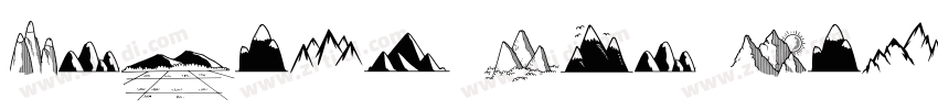 Beyond The Mountains字体转换 Beyond The Mountains字体转换